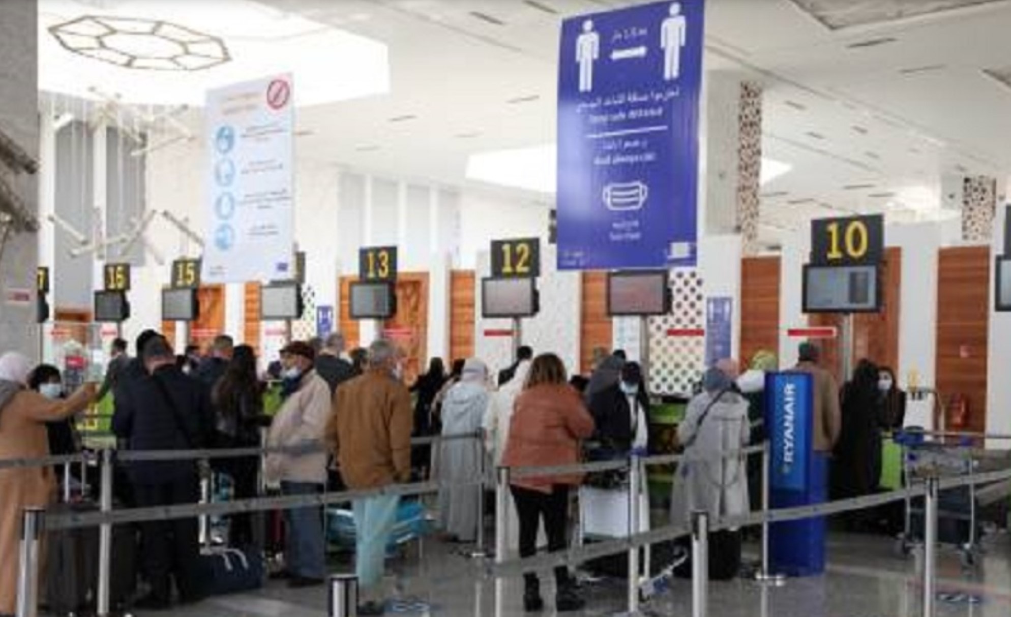 Maroc: Les aéroports enregistrent un taux de récupération de 82% par rapport à 2019