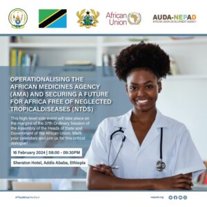 L'AMA tiendra une réunion le jeudi 16 février 2024 de 20h à 21h30 (heure locale) à l’hôtel Sheraton d’Addis-Abeba, en Éthiopie.