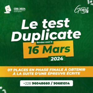 Le samedi 16 mars, le concours C'est du génie entamera sa troisième saison avec une épreuve écrite duplicate