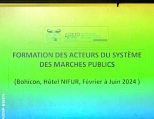 lancement de la 3e session de formation sur l'attribution du marché sur la base de l'offre évaluée économiquement la plus avantageuse : cas des marchés de travaux