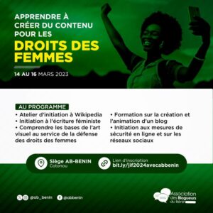 L’ABB lance un appel à candidatures pour un atelier innovant dédié à la création de contenus numériques axés sur les droits des femmes