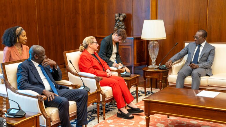 Le Président du Bénin reçoit la visite de la Ministre allemande de la Coopération et du Vice-président de la Banque mondiale pour l’Afrique