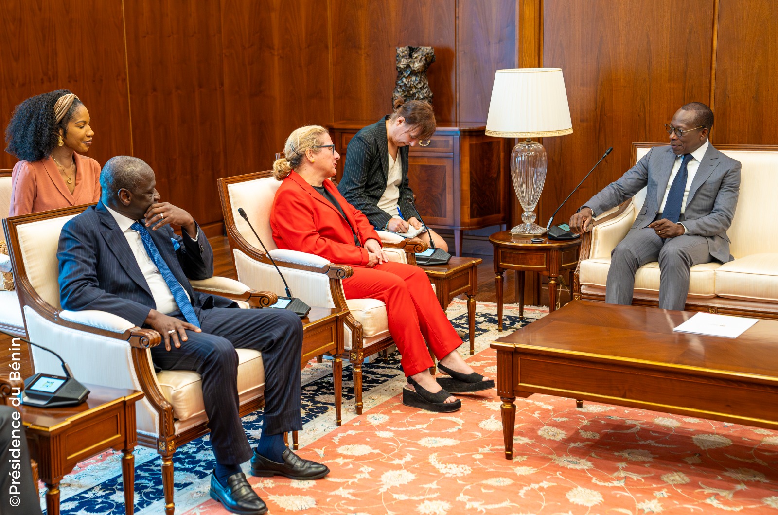 Le Président du Bénin reçoit la visite de la Ministre allemande de la Coopération et du Vice-président de la Banque mondiale pour l’Afrique