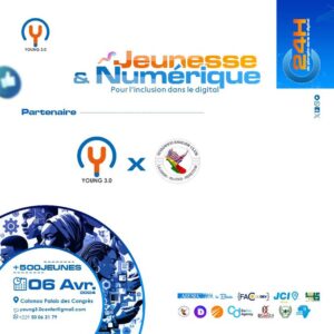 Le Titigweti English Club, en partenariat avec Young3_0, organise  un événement majeur sur le thème “Jeunesse & Numérique” qui se tiendra le 6 avril 2024 au Palais des Congrès de Cotonou