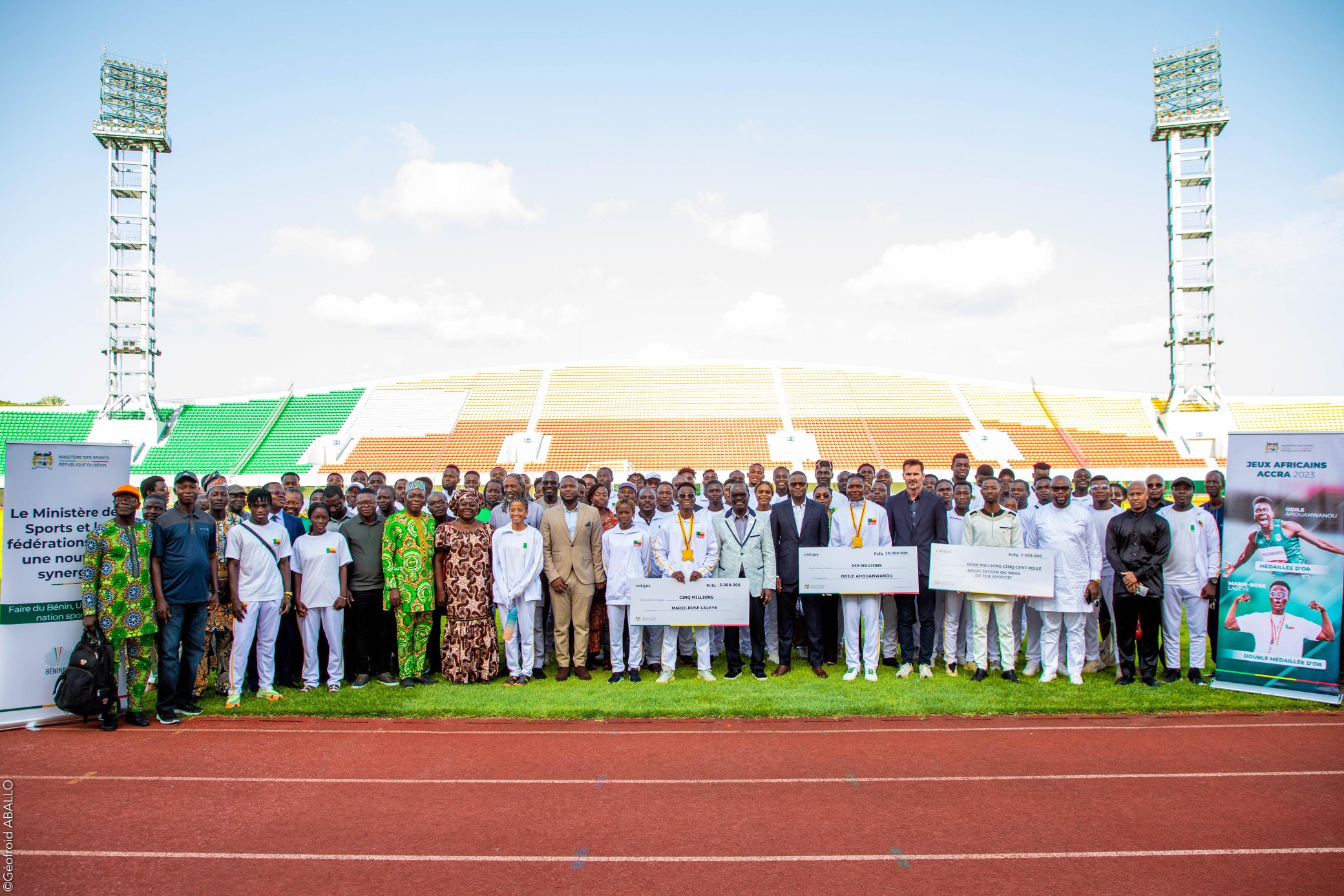 Le gouvernement béninois a rendu hommage aux athlètes qui ont porté haut les couleurs du pays lors des 13èmes Jeux Africains,