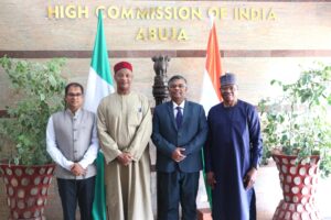 Une rencontre diplomatique clé entre l'Inde et le Nigeria, axée sur la coopération en matière de santé publique et de développement durable.