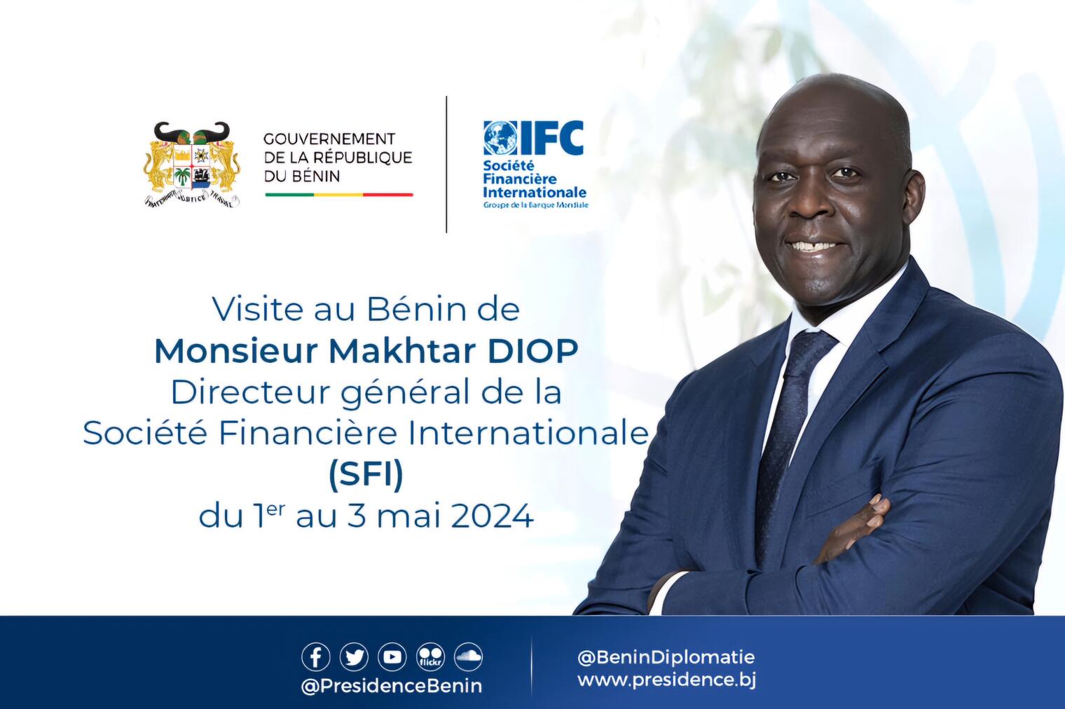 La SFI réaffirme son soutien aux initiatives de développement du Bénin, en alignement avec les objectifs gouvernementaux,