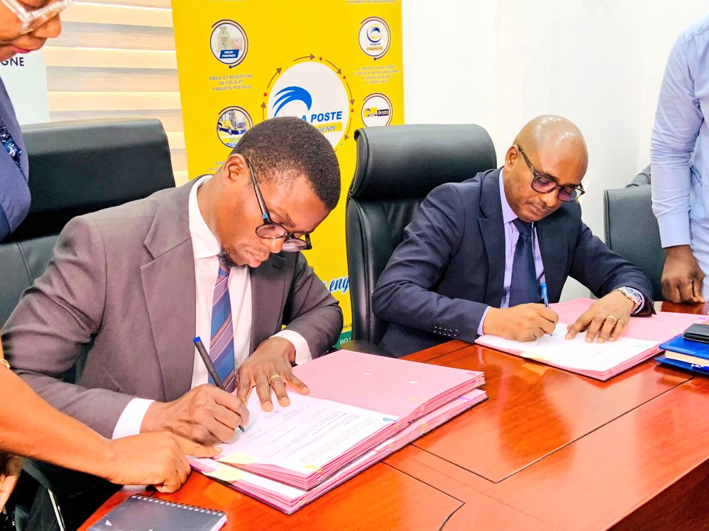 L'ANIP et La Poste du Bénin signent un accord historique pour faciliter l'accès aux services d'état civil pour tous les citoyens,