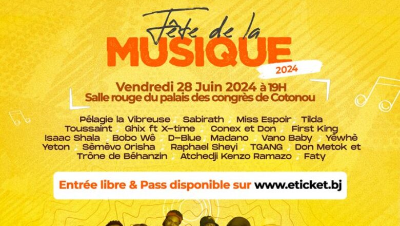 Fête de la Musique 2024 au Bénin : Un rendez-vous inoubliable pour les mélomanes avec des artistes de renom et émergents !