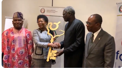 La Professeure Eléonore Yayi a présidé ce jour à Cotonou l'ouverture des travaux de la réunion du Comité international du FARI-2025