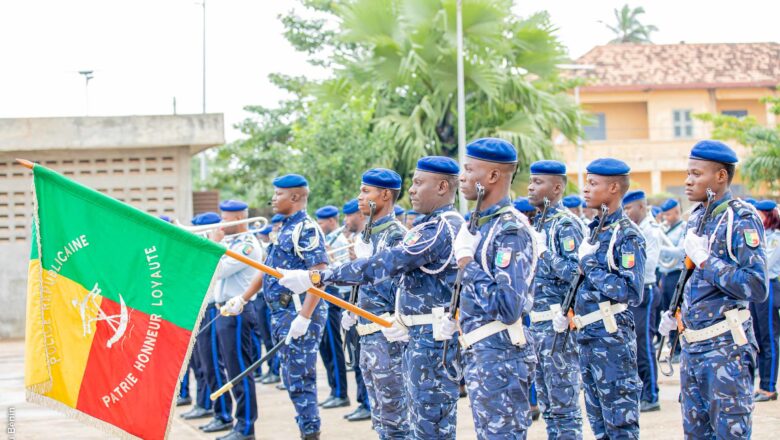 710 nouveaux agents de police formés et déployés au Bénin pour renforcer la sécurité et lutter contre la délinquance.