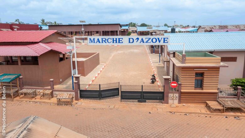 Le nouveau marché régional d'Azovè, un modèle d'infrastructure moderne au Bénin, révolutionne le commerce local