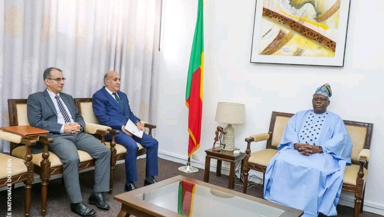 L'Ambassadeur du Royaume du Maroc au Bénin, SEM. Rachid RGUIBI, a été reçu par le Président de l'Assemblée Nationale, Louis VLAVONOU,