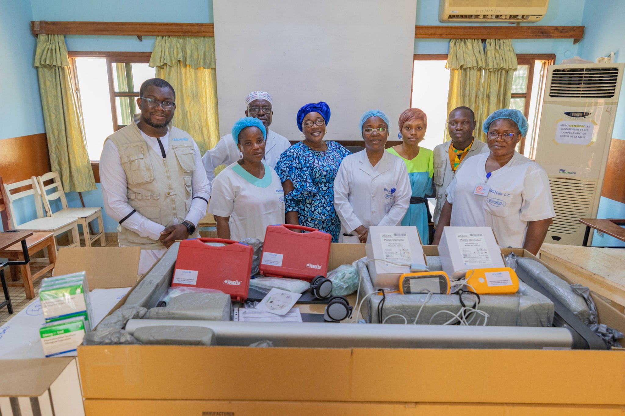 Grâce à l'UNICEF, le Centre Hospitalier Départemental du Zou est désormais mieux équipé pour sauver les nouveau-nés au Bénin.