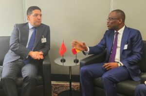 Une rencontre bilatérale a eu lieu entre le Ministre béninois  Shégun Bakari et son homologue marocain Nasser Bourita, 