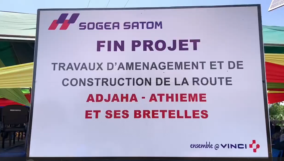 Le Bénin lance les travaux de bitumage des routes Adjaha-Athiémé et Dogbo-Lalo, un projet d'envergure pour le développement