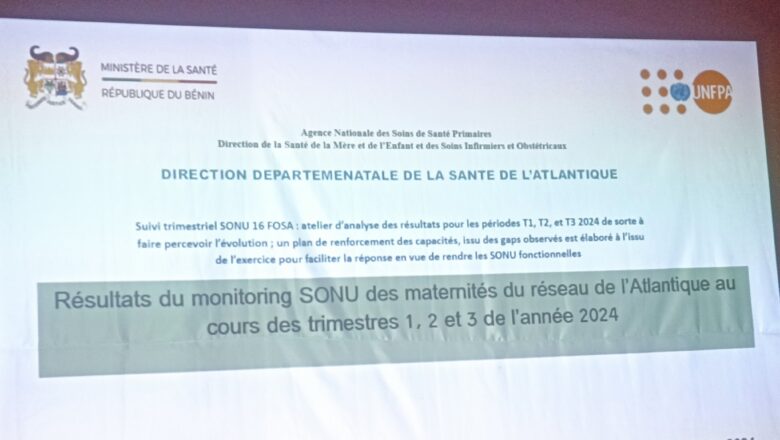 Un atelier à Allada analyse les données de santé maternelle et néonatale pour améliorer la qualité des soins dans la région de l'Atlantique.