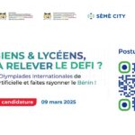 Bénin participe pour la première fois aux Olympiades Internationales de l’Intelligence Artificielle à Pékin, lançant un appel aux lycéens