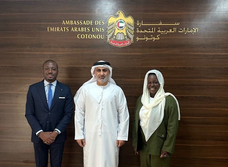 Le président du Forum Cyber Afrique, Franck Kané, a rencontré l'ambassadeur émiratie à Cotonou pour discuter de coopération stratégique