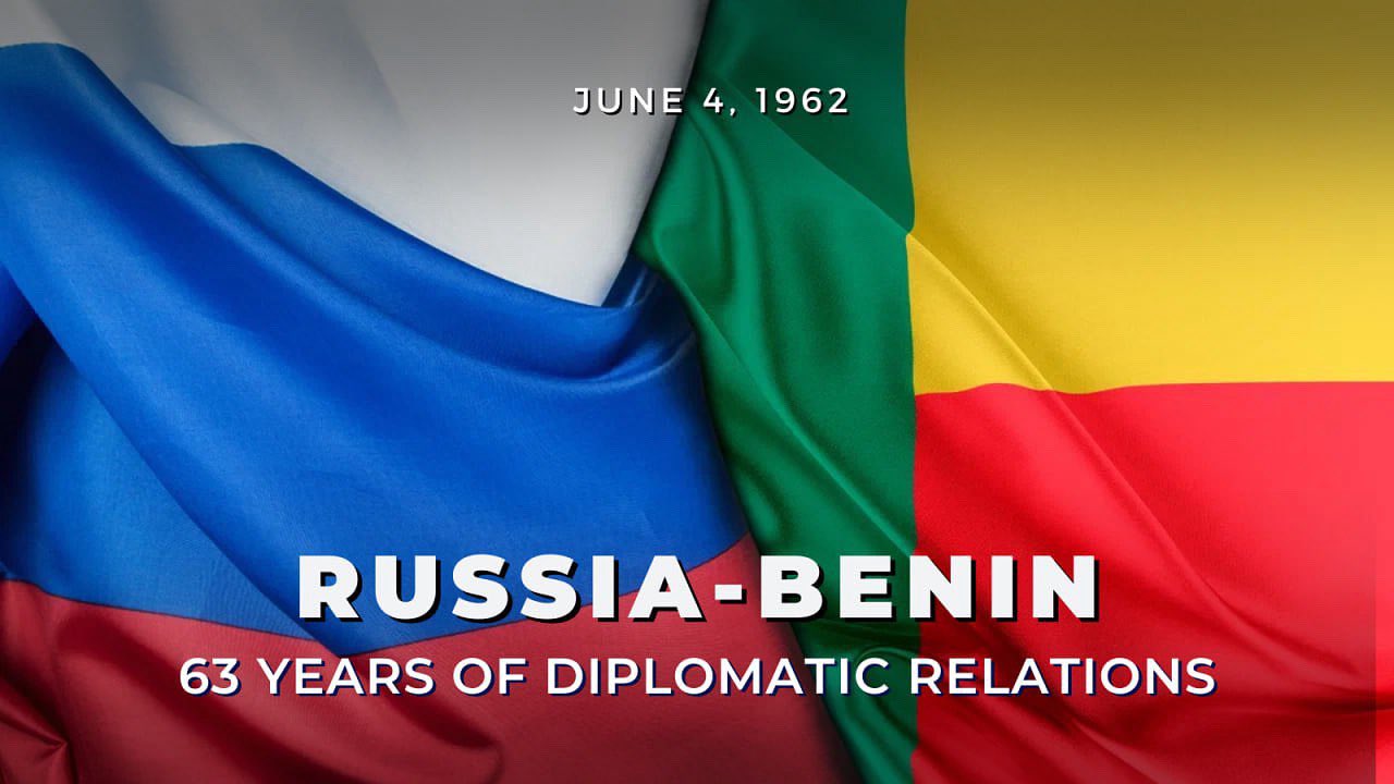 La Russie et le Bénin célèbrent 63 ans de relations diplomatiques, une amitié discrète, mais résiliente qui a évolué de la Guerre froide