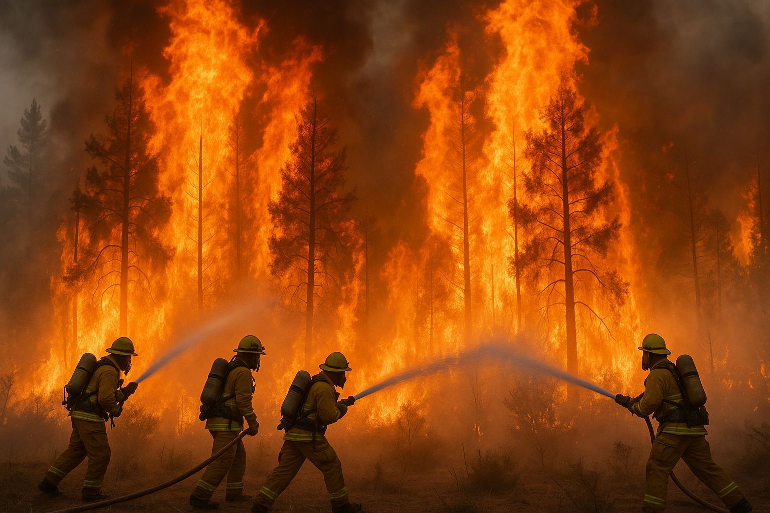L’Espagne et le Portugal luttent contre des incendies meurtriers attisés par une canicule historique, mobilisant des milliers de pompiers