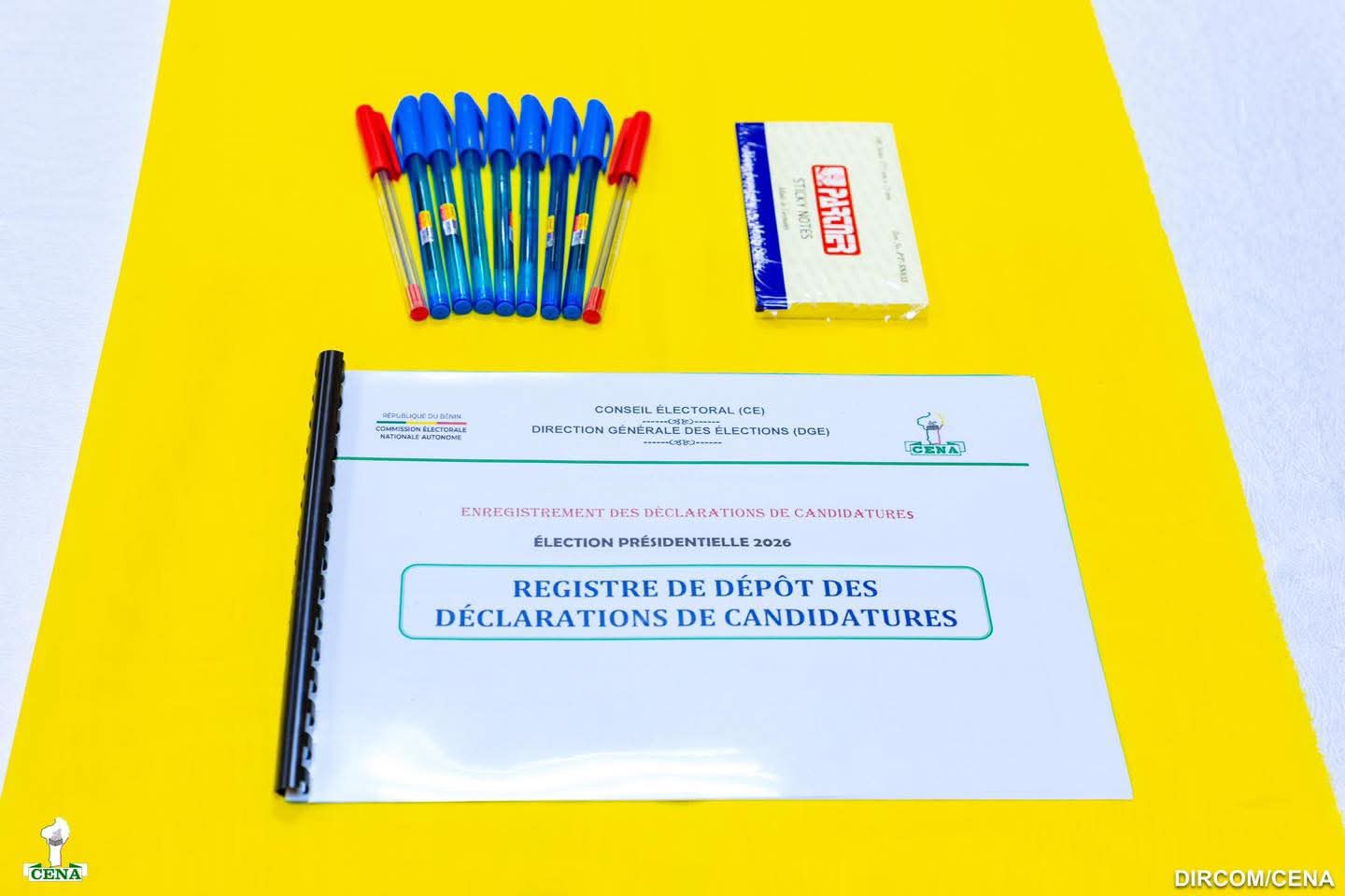 La CENA du Bénin a clos le dépôt des candidatures pour la présidentielle de 2026, enregistrant quatre duos, dont trois d'opposition