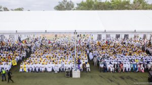 Romuald Wadagni et Mariam Talata Zimé investis à Parakou pour la présidentielle 2026. Une cérémonie populaire qui marque la succession 