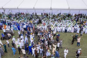 Romuald Wadagni et Mariam Talata Zimé investis à Parakou pour la présidentielle 2026. Une cérémonie populaire qui marque la succession 