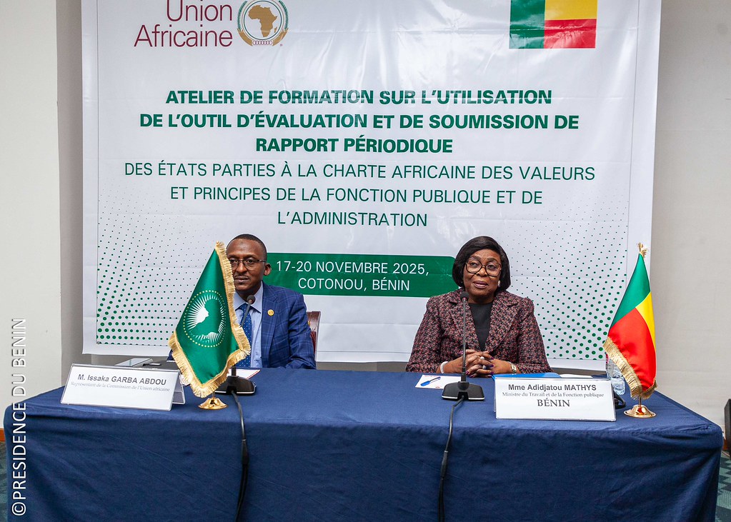 À Cotonou, l’Union africaine forme ses cadres à un outil numérique clé pour évaluer transparence, éthique et performance administrative. Le Bénin, hôte de l’atelier, s’impose comme modèle continental de bonne gouvernance.