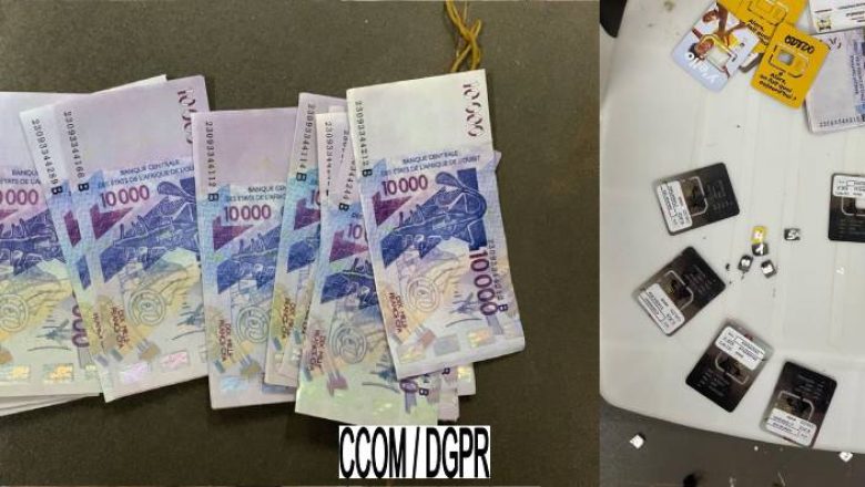 À Porto-Novo, la police béninoise démantèle un réseau de faussaires spécialisés dans les billets de 10 000 FCFA, avec près de 2 millions saisis et deux arrestations.