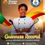 À Cotonou, la cheffe Keith Sonon lance un marathon culinaire de 15 jours pour décrocher un Guinness World Record et faire rayonner la gastronomie béninoise.