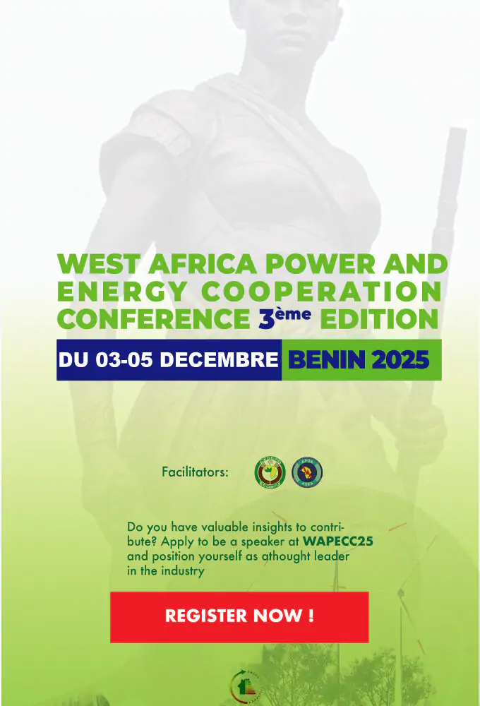 WAPECC 2025 réunira à Cotonou les acteurs clés de l’énergie en Afrique de l’Ouest pour accélérer l’accès à l’électricité et promouvoir des solutions durables.