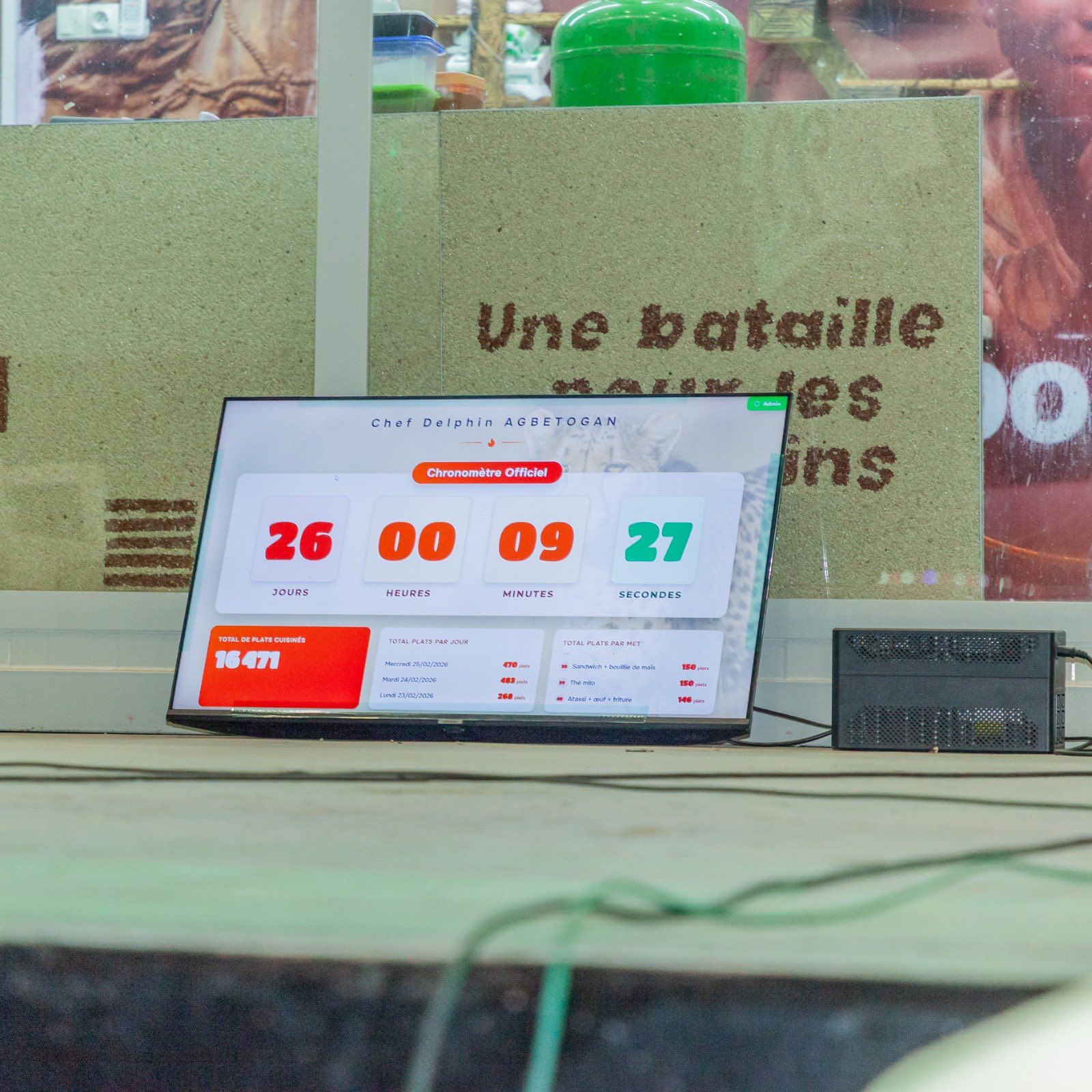 Bénin : 624 heures derrière les fourneaux, l’endurance hors norme du chef Delphin Agbétogan