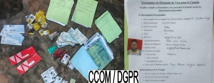 Bénin : Arrestation d’un escroc aux faux billets et faux visas à Porto-Novo